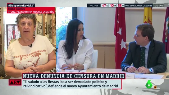 El PP censura las fiestas de Lavapiés: prohíbe el 'saludo' de las trabajadoras y una obra donde aparecía una monja El PP censura las fiestas de Lavapiés: prohíbe el 'saludo' de las trabajadoras y una obra donde aparecía una monja