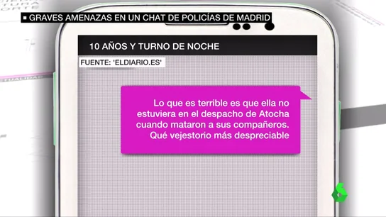 "Vejestorio despreciable", "zorra vieja": un juzgado investiga los insultos y amenazas a Carmena en un chat de policías de Madrid "Vejestorio despreciable", "zorra vieja": un juzgado investiga los insultos y amenazas a Carmena en un chat de policías de Madrid