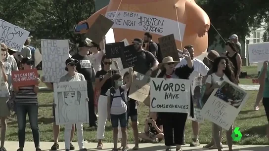 Trump visita entre protestas Dayton y El Paso, escenario de los dos últimos tiroteos masivos Trump visita entre protestas Dayton y El Paso, escenario de los dos últimos tiroteos masivos