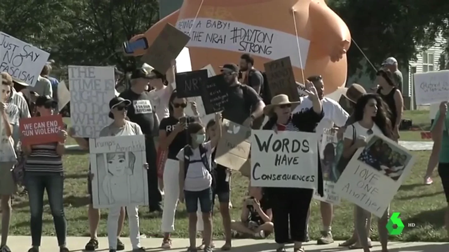 Trump visita entre protestas Dayton y El Paso, escenario de los dos últimos tiroteos masivos Trump visita entre protestas Dayton y El Paso, escenario de los dos últimos tiroteos masivos