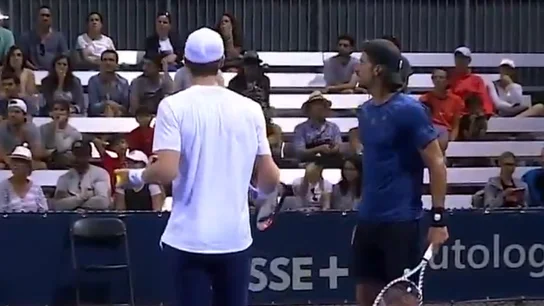 Murray, incrédulo tras el fallo de Feliciano López Murray, incrédulo tras el fallo de Feliciano López