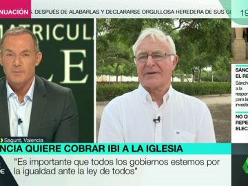Valencia quiere cobrar el IBI a la Iglesia: "Es importante que estemos por la igualdad ante la ley de todos" Valencia quiere cobrar el IBI a la Iglesia: "Es importante que estemos por la igualdad ante la ley de todos"