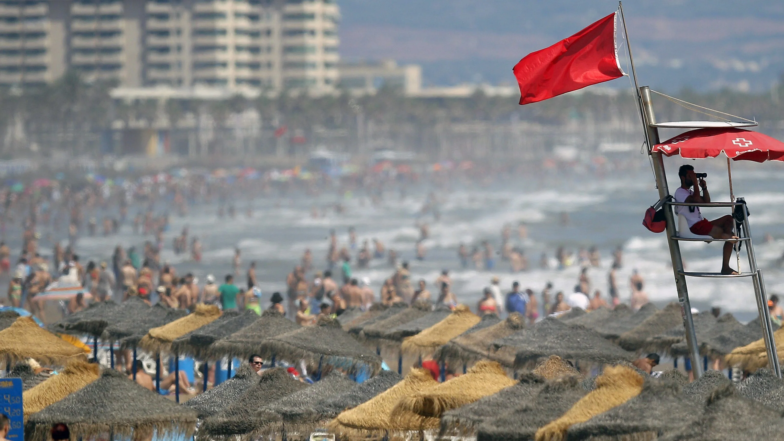 Playa de la Malvarrosa, en Valencia