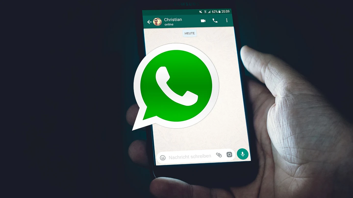 WhatsApp en un smartphone WhatsApp en un smartphone