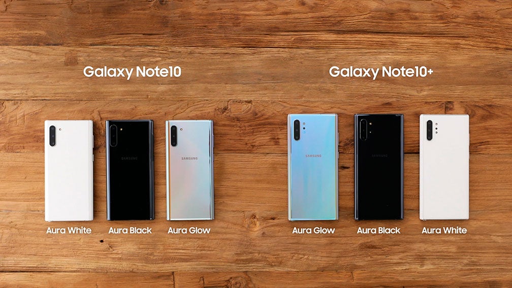 Samsung Galaxy Note 10 y Samsung Galaxy Note 10+