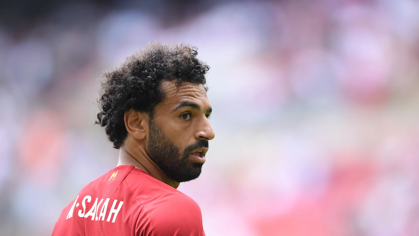 Salah, durante un partido Salah, durante un partido