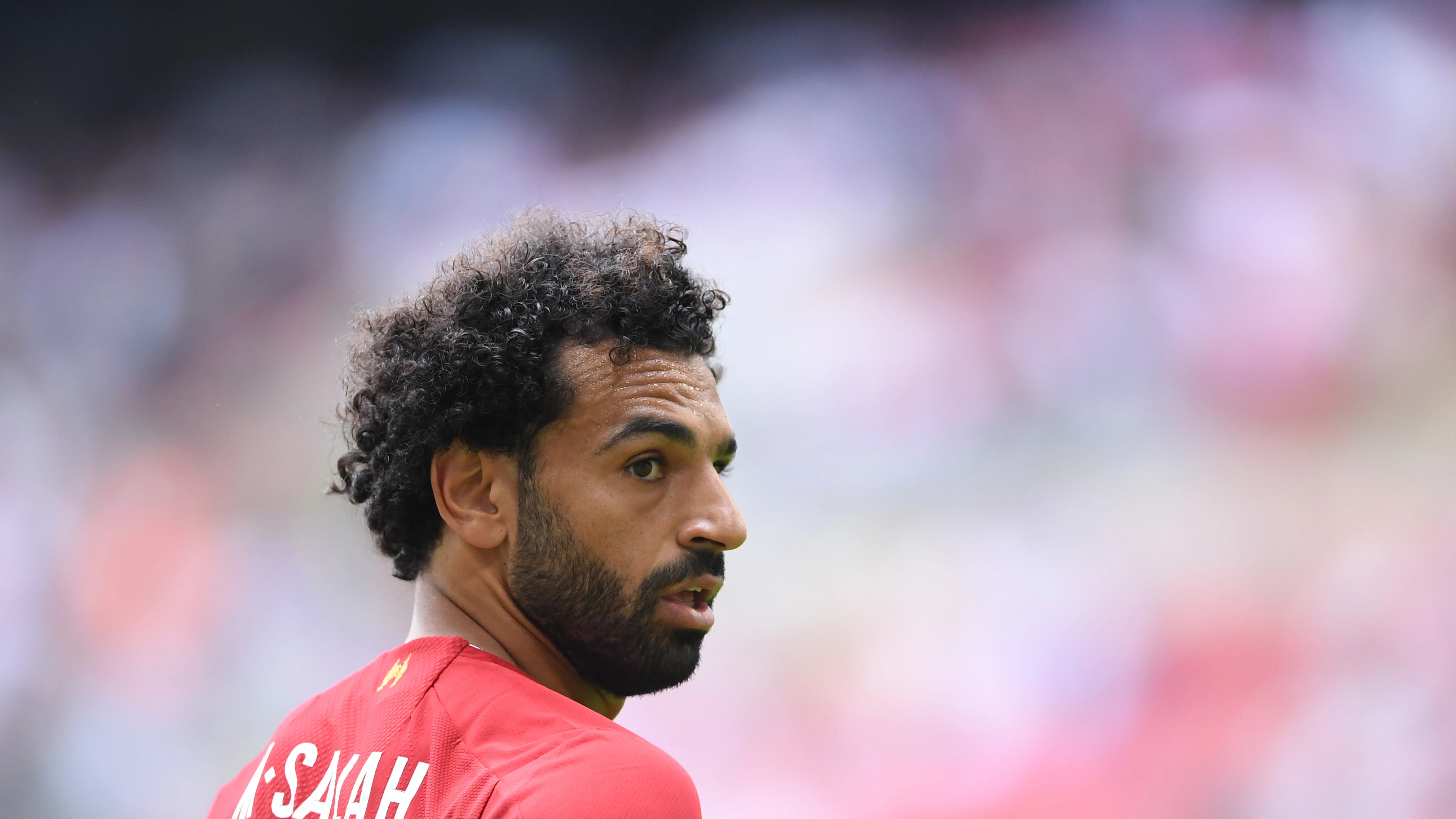 Salah, durante un partido