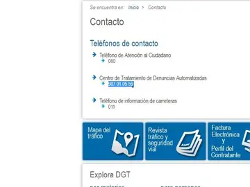 Nuevo teléfono de denuncias DGT Nuevo teléfono de denuncias DGT