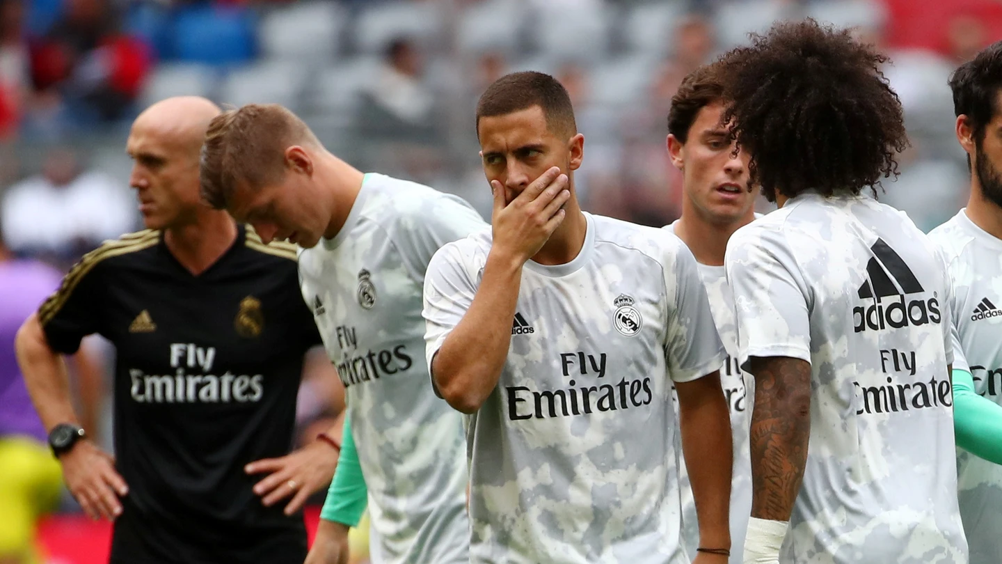 Hazard, en el entrenamiento del Real Madrid Hazard, en el entrenamiento del Real Madrid