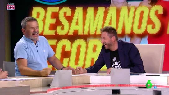 El saludo rapero de Frank Blanco y Miki Nadal que desata la risa de los zapeadores ZAPEANDO