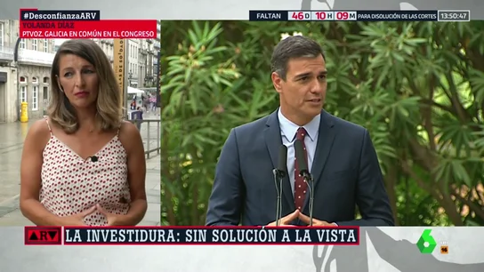 Yolanda Díaz: "Sánchez quiere que todo el mundo le de los votos gratis" Yolanda Díaz: "Sánchez quiere que todo el mundo le de los votos gratis"