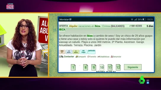 Ana Morgade y los alquileres más cutres para este verano ZAPEANDO