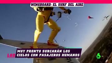 Así es el Wingboard, el deporte extremo que surgió de una serie infantil