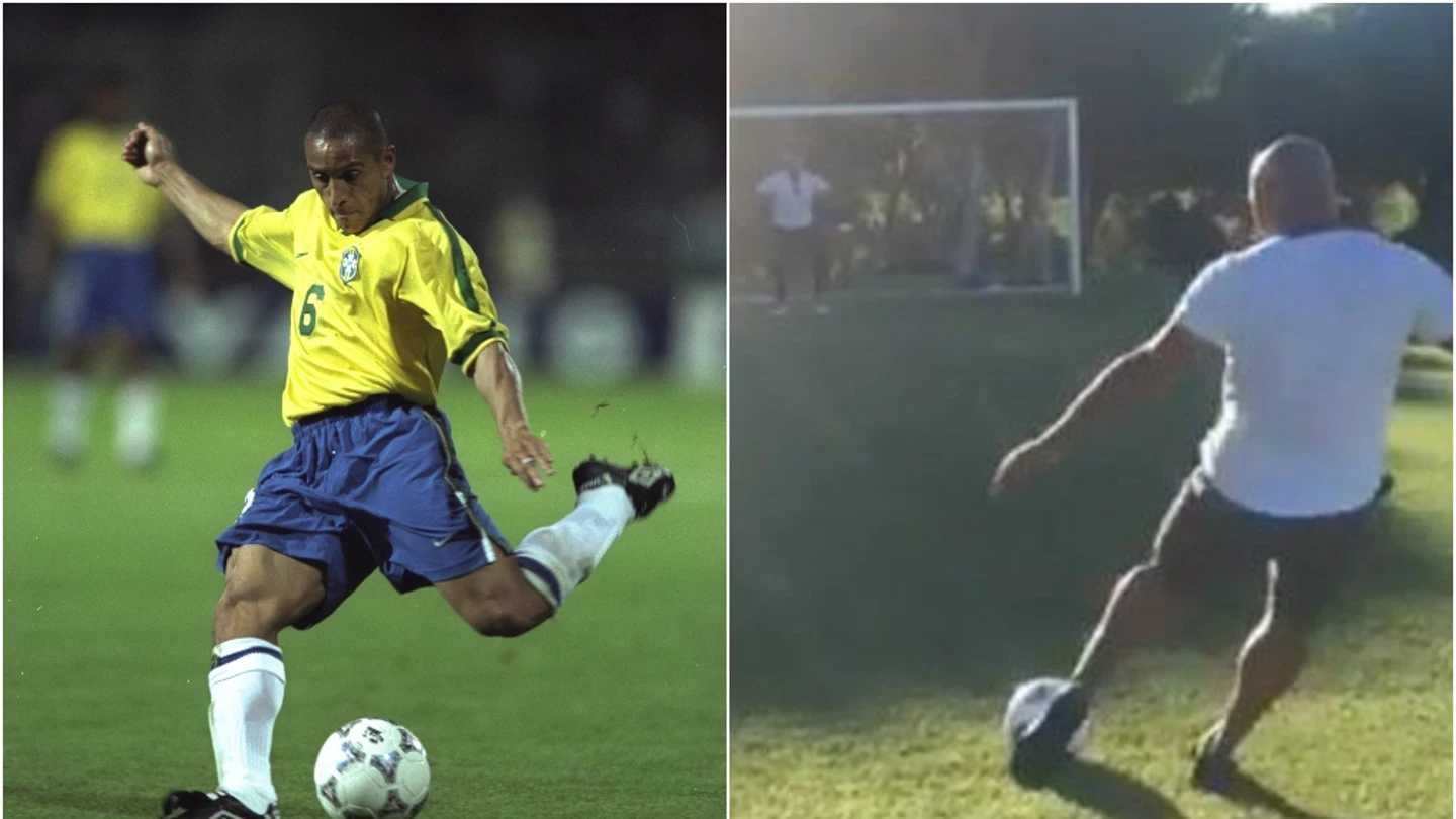 Roberto Carlos reedita su mítica falta Roberto Carlos reedita su mítica falta