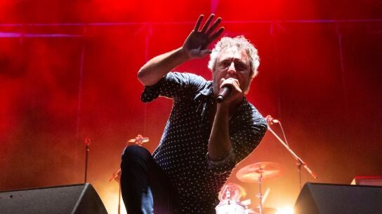 El cantante chileno en su actuación del jueves en el Sonorama Ribera