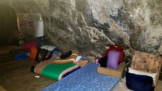 11 vecinos de la comarca ciudadrealeña de Almadén encerrados en la mina para reclamar servicios 11 vecinos de la comarca ciudadrealeña de Almadén encerrados en la mina para reclamar servicios