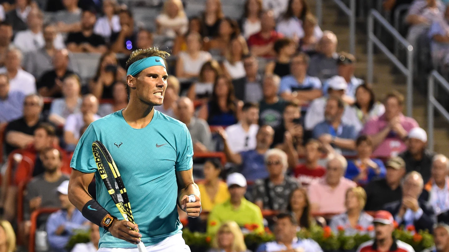 Rafa Nadal celebra su victoria contra Pella Rafa Nadal celebra su victoria contra Pella