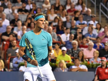 Rafa Nadal celebra su victoria contra Pella Rafa Nadal celebra su victoria contra Pella