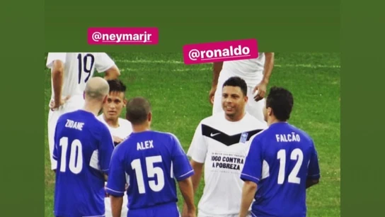 La foto de Neymar junto a Zidane La foto de Neymar junto a Zidane