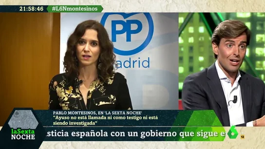 Montesinos defiende a Ayuso: "Las informaciones son una campaña orquestada por la izquierda, nerviosa ante su investidura" Montesinos defiende a Ayuso: "Las informaciones son una campaña orquestada por la izquierda, nerviosa ante su investidura"