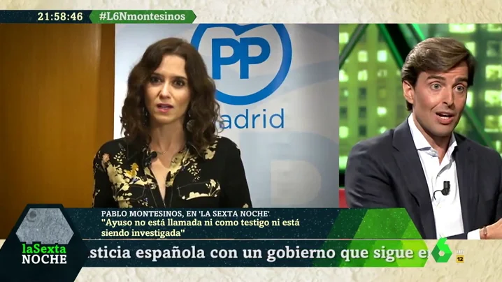 Montesinos defiende a Ayuso: "Las informaciones son una campaña orquestada por la izquierda, nerviosa ante su investidura"