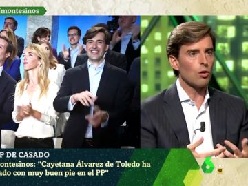 Pablo Montesinos defiende la renovación del PP de Casado: "Estoy encantado con Álvarez de Toledo" Pablo Montesinos defiende la renovación del PP de Casado: "Estoy encantado con Álvarez de Toledo"