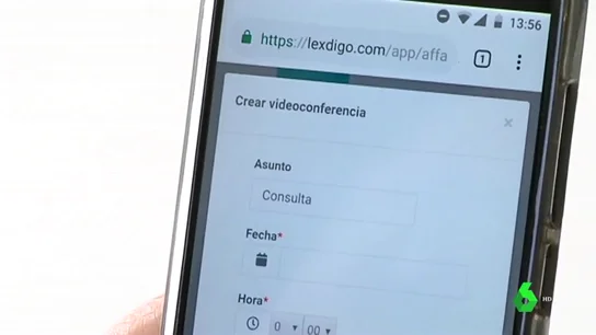 Aplicación 'Lexdigo' en visión de incógnito Aplicación 'Lexdigo' en visión de incógnito.