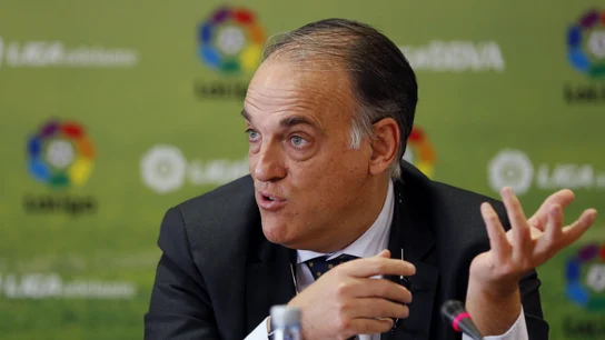 El presidente de la Liga, Javier Tebas, asegura que habrá partidos los lunes El presidente de la Liga, Javier Tebas, asegura que habrá partidos los lunes