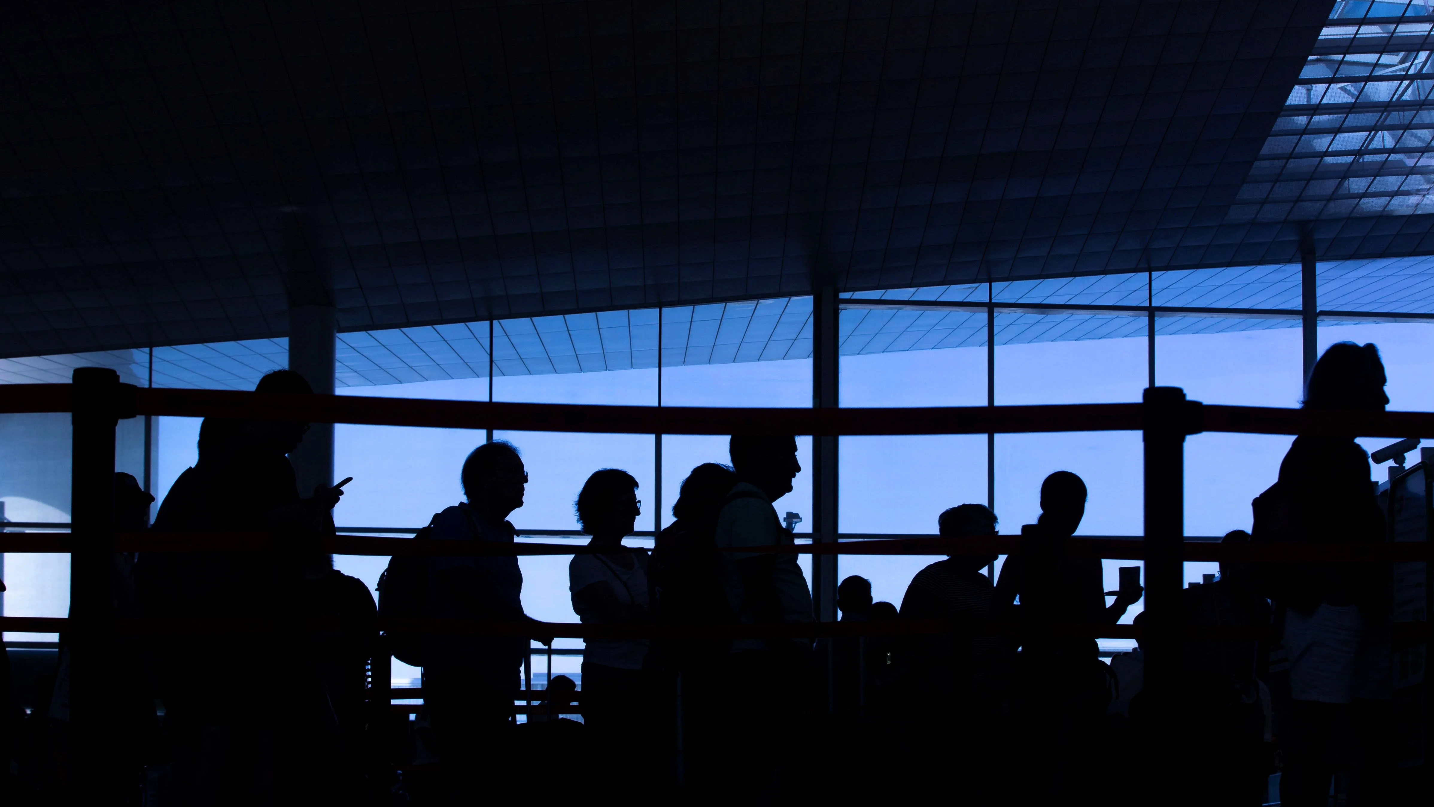 Pasajeros en el Aeropuerto de El Prat