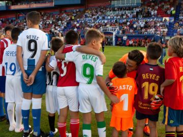 Momento del partido de homenaje a José Antonio Reyes Momento del partido de homenaje a José Antonio Reyes