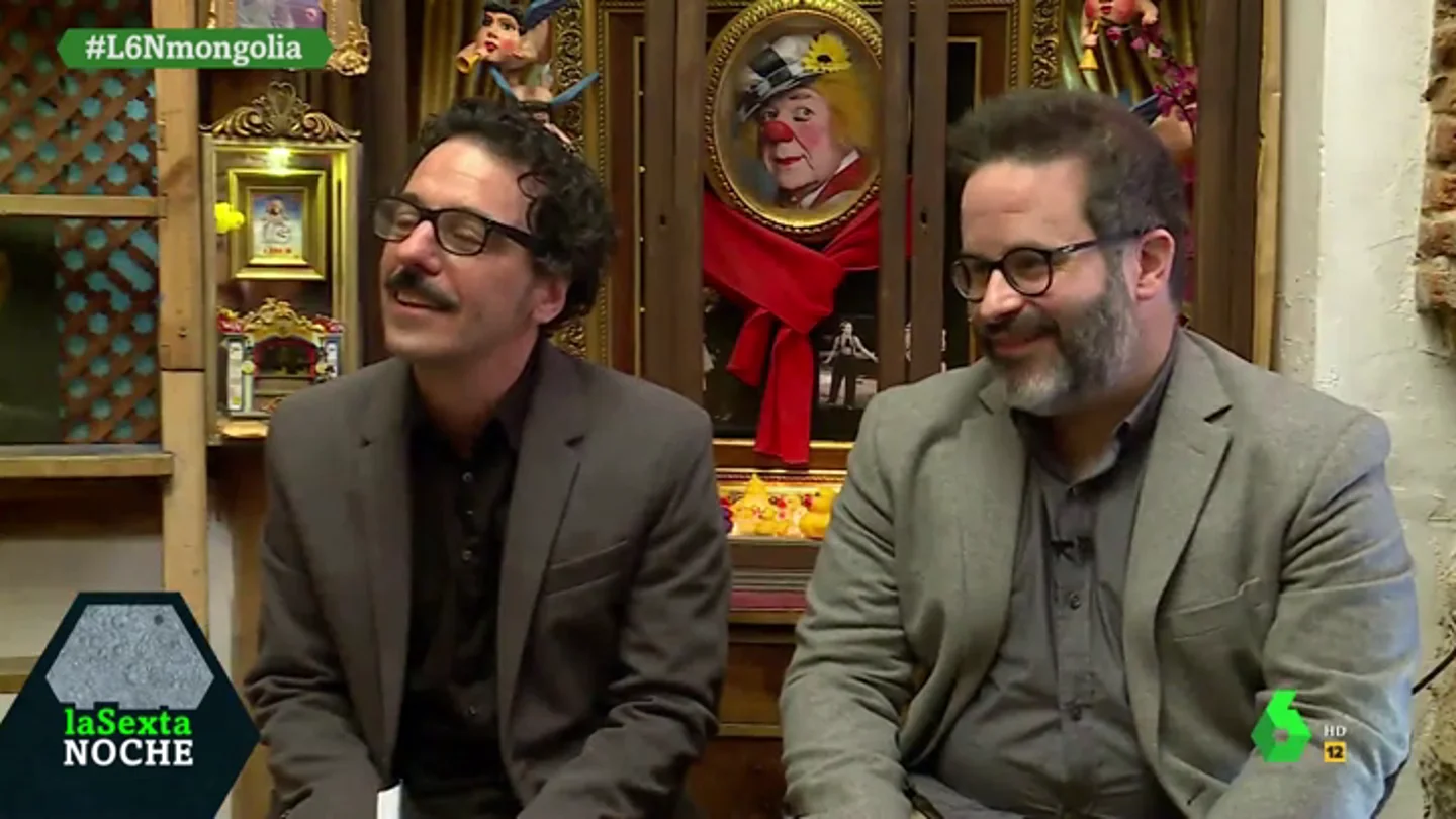 Darío Adanti y Edu Galán, sobre 'La Biblia Negra de Mongolia": "Tengo muchas ganas de que nos demanden Abogados Cristianos" Darío Adanti y Edu Galán, sobre 'La Biblia Negra de Mongolia": "Tengo muchas ganas de que nos demanden Abogados Cristianos"