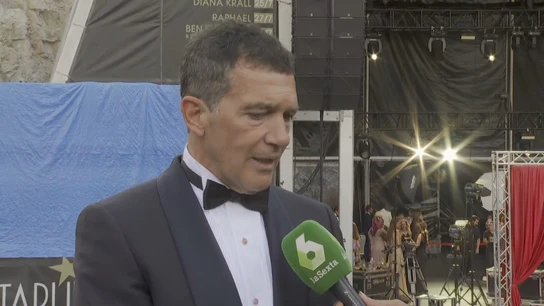 El actor Antonio Banderas, en la gala del Starlite El actor Antonio Banderas, en la gala del Starlite