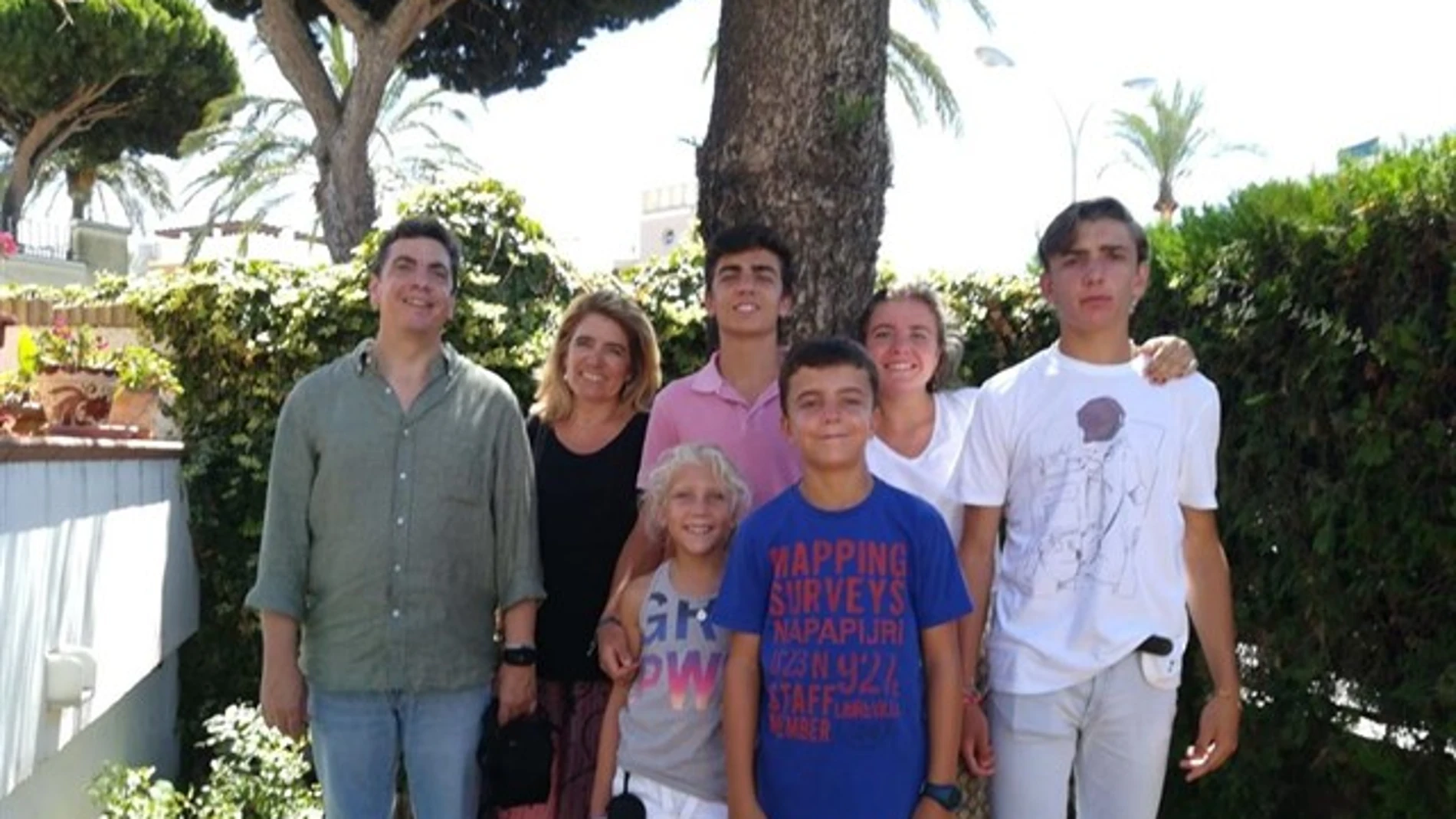 Una familia numerosa residente en Sevilla