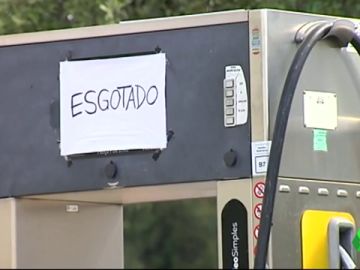 Gasolinera desabastecida en Portugal Gasolinera desabastecida en Portugal