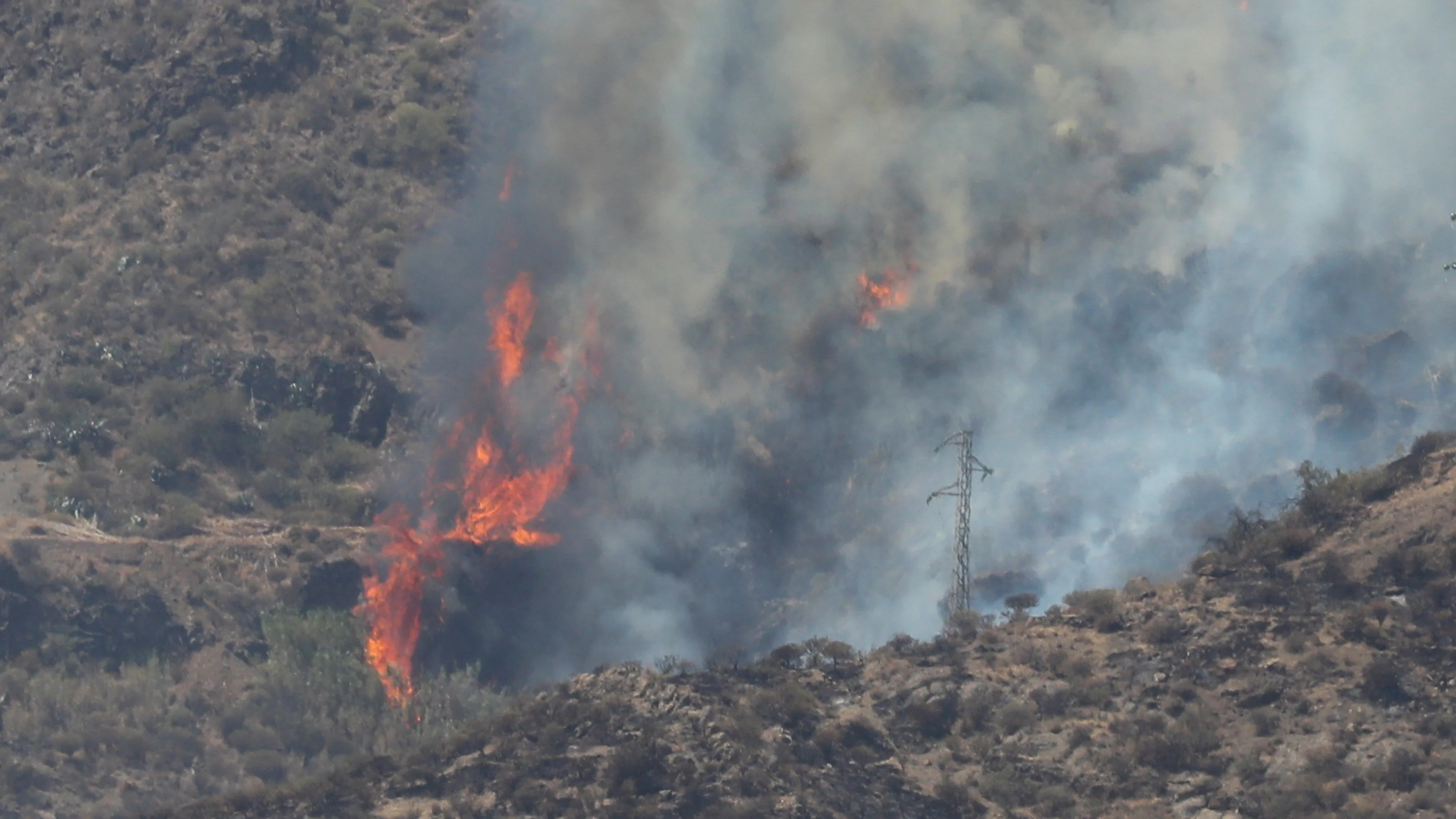 Incendio en Gran Canaria