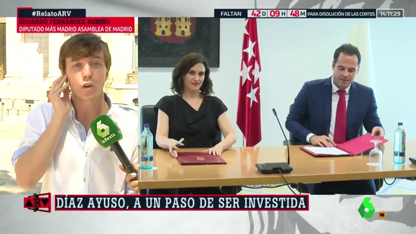 Eduardo Fernández Rubiño (Más Madrid): "Ciudadanos está dispuesto a dar una prórroga a la corrupción sistémica del PP" Eduardo Fernández Rubiño (Más Madrid): "Ciudadanos está dispuesto a dar una prórroga a la corrupción sistémica del PP"