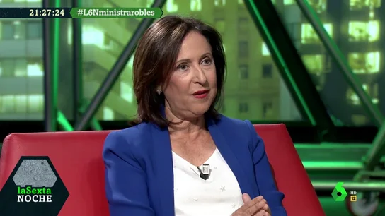 Margarita Robles descarta un Gobierno de coalición con Podemos: "Esa posibilidad ya murió, sus planteamientos responden a tener un sillón determinado" Margarita Robles descarta un Gobierno de coalición con Podemos: "Esa posibilidad ya murió, sus planteamientos responden a tener un sillón determinado"