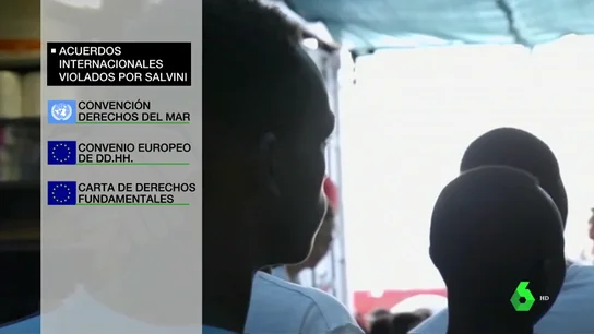 Estos son los tratados internacionales que viola Salvini al rechazar la acogida de migrantes rescatados Estos son los tratados internacionales que viola Salvini al rechazar la acogida de migrantes rescatados