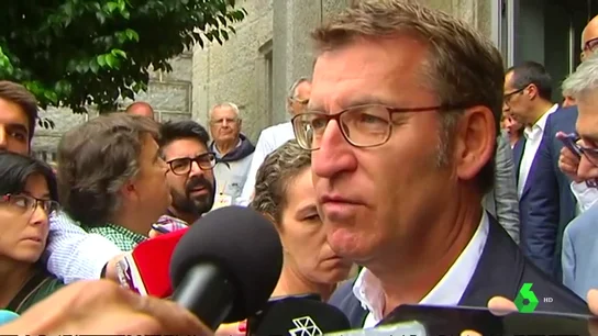 Feijóo defiende la gestión de Moreno Bonilla en la crisis de la listeria: "Tiene derecho a estar fuera de su despacho" Feijóo defiende la gestión de Moreno Bonilla en la crisis de la listeria: "Tiene derecho a estar fuera de su despacho"