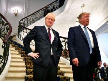 Boris Johnson y Donald Trump Boris Johnson y Donald Trump