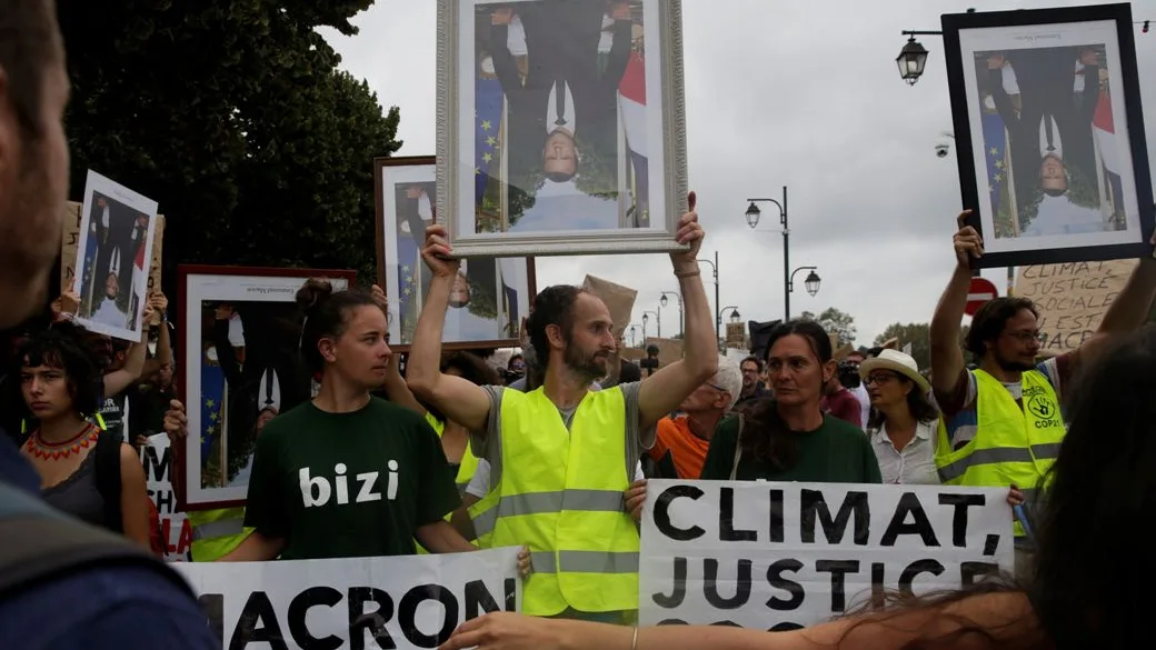 Protestas contra la cumbre del G7