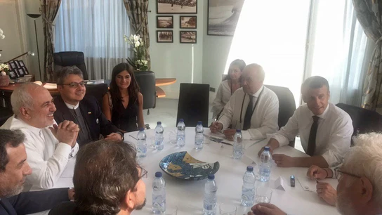 Encuentro entre Macron y el ministro de Exteriores iraní, Mohamed Yavad Zarif Encuentro entre Macron y el ministro de Exteriores iraní, Mohamed Yavad Zarif