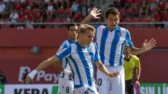 El jugador de la Real Sociedad, Martin Odegaard El jugador de la Real Sociedad, Martin Odegaard