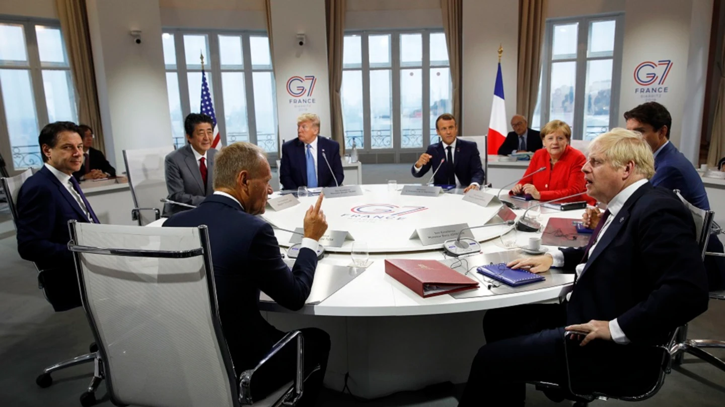 Líderes reunidos en la cumbre el G7 Líderes reunidos en la cumbre el G7.