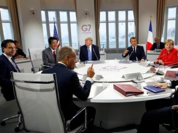 Líderes reunidos en la cumbre el G7 Líderes reunidos en la cumbre el G7