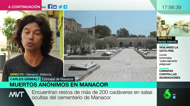 El concejal de Manacor que descubrió los cadáveres ocultos en el cementerio cuenta la escabrosa escena que se encontró 