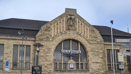 Estación Central de Bielefel, en Alemania Estación Central de Bielefel, en Alemania