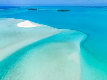 Aguas prístinas en Aitutaki Aguas prístinas en Aitutaki