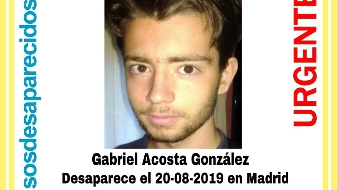 Gabriel Acosta, desaparecido en Madrid