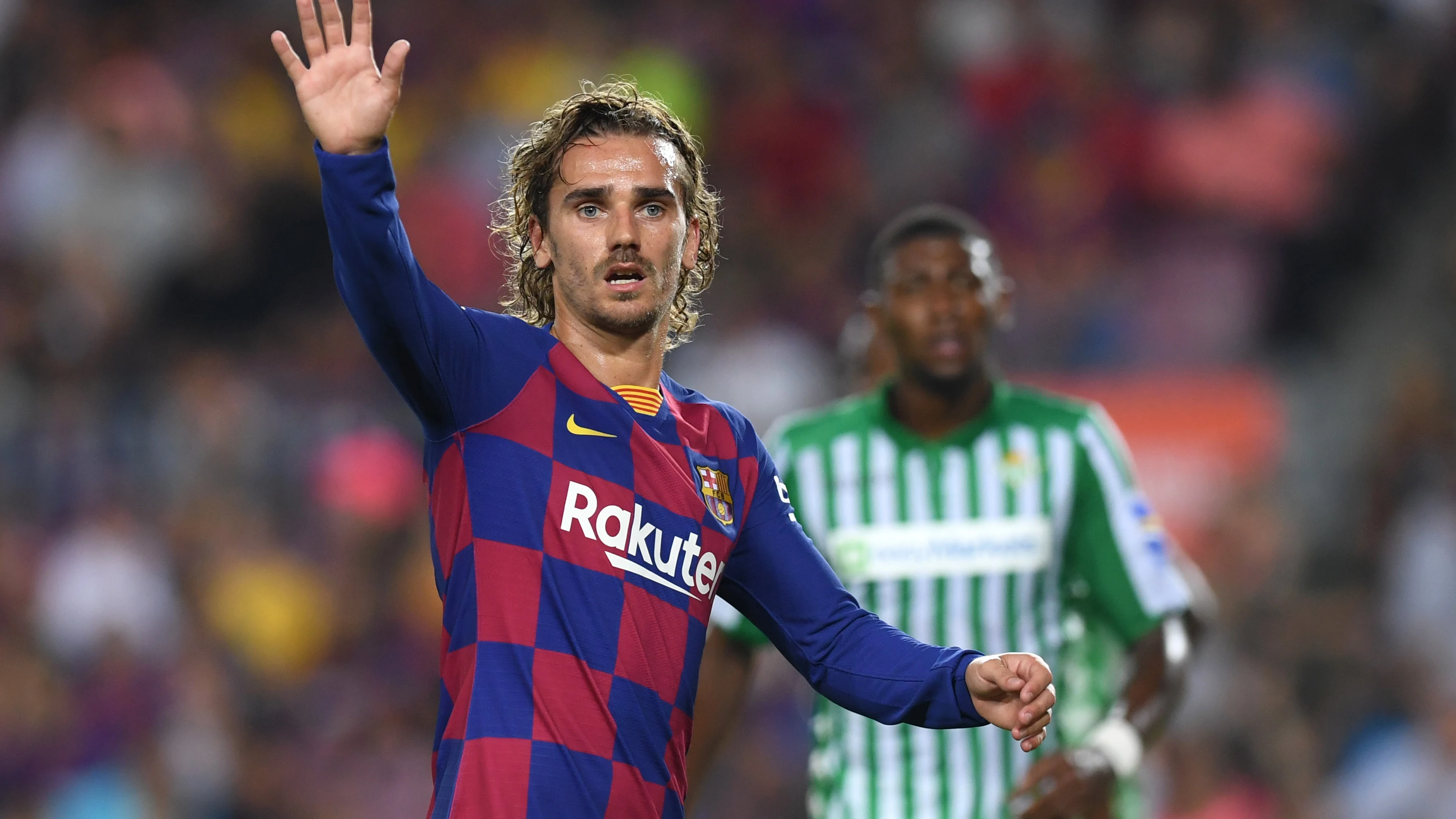 Antoine Griezmann, frente al Real Betis